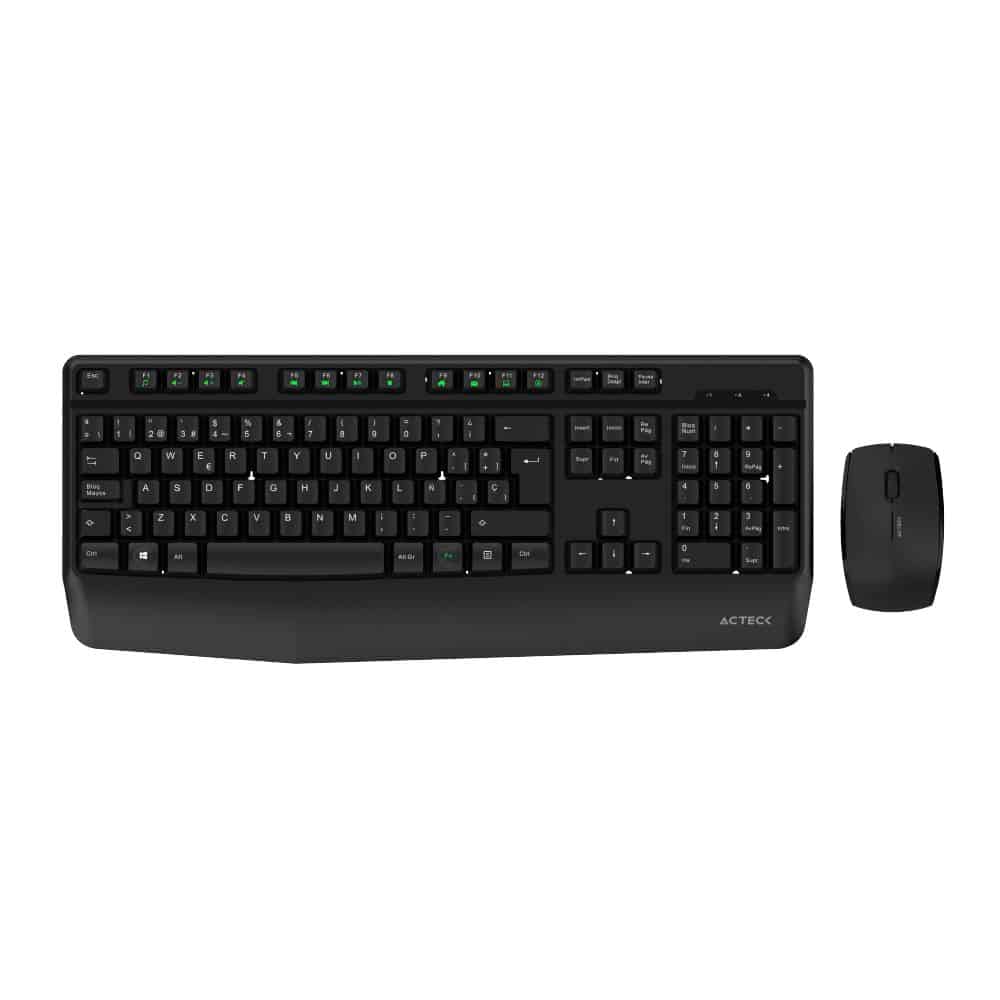Combo 2-1 Acteck Creator Mk465 Inalambrico 2.4/ghz/usb/negro (ac-936354)