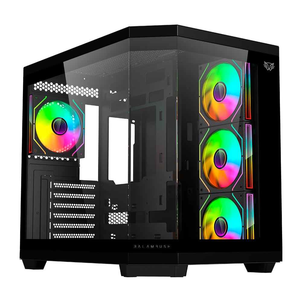 Gabinete Balam Rush Med Tor Tank 9600 Usb 3.0/4vent/argb Negro (br-938679)