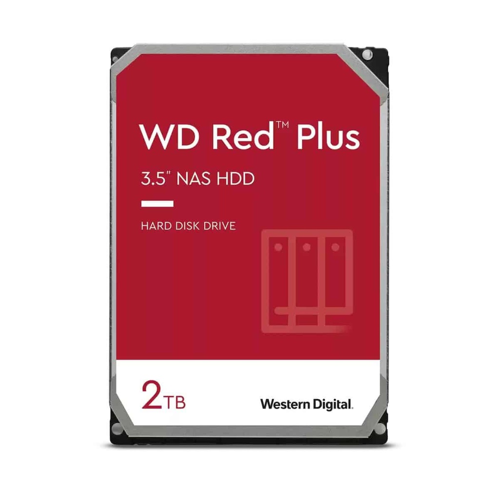 Disco Duro Interno Wd Red Plus 2tb 5400rpm Sata3 64mb Wd20efpx