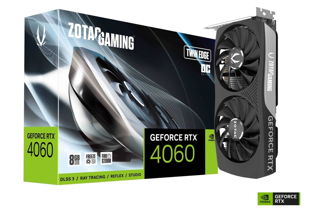 Tarjeta                                                                                                                                                                              De Video Zotac Geforce Rtx 4060 8gb Twin Edge Oc Pci Express 4 (zt-d40600h-10m)
