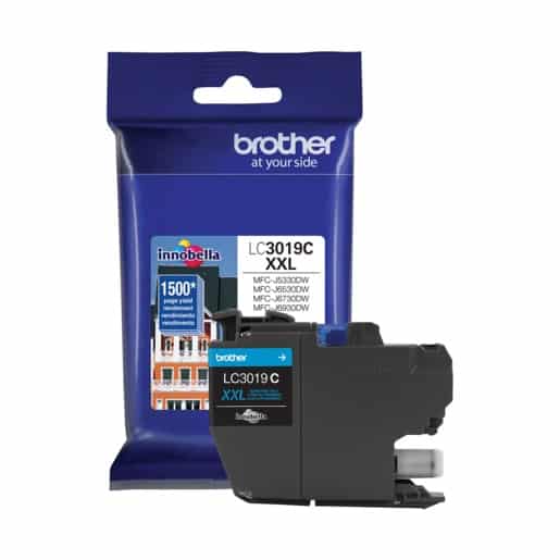 Cartucho  Brother Lc3019c Cyan 1500 Paginas Aporx. Alto Rend. P/mfcj53