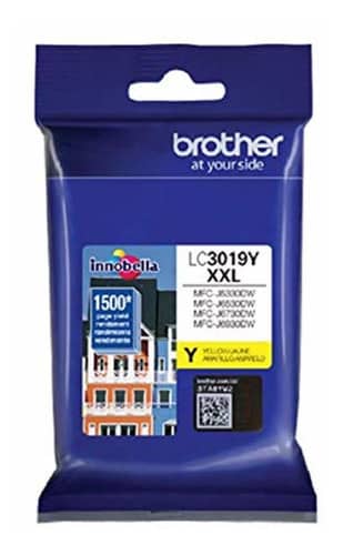 Cartucho  Brother Lc3019y Amarillo 1500 Paginas Aporx. Alto Rend. P/mf