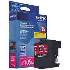 Cartucho De Tinta Brother Lc105m Magenta Super Alto Rendimiento 1200 P