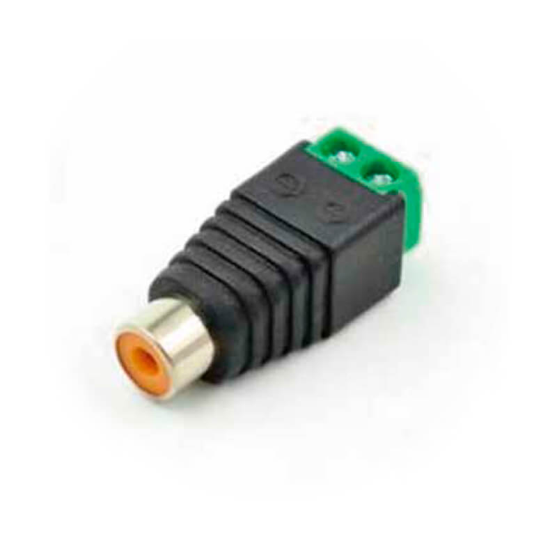 Conector  Qian Qay-60305 Cat5-cat6 Utp Audio/rca Hembra/video, P/cctv