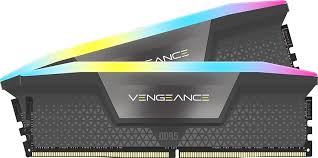 MEMORIA RAM CORSAIR DDR5 VENGEANCE RGB DIMM 6000MT/S  32GB (2X16GB) CL36 AMD EXPO  AND  INTEL XMP (CMH32GX5M2E6000Z36)