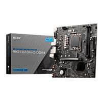 MB MSI H610 INTEL S-1700 12A GEN/2XDDR4 3200MHZ/PCIE 4.0/HDMI/DVI/DP/2XUSB 3.2/M.2/MICRO ATX/GAMA BASICA