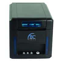 MINIPRINTER EC LINE EC-PM-80340, NEGRO, TERMICA, 80 MM, USB, SERIAL, ETHERNET (RED), RJ11, CORTE AUTOMATICO, 300 MM/SEG, ALERTA DE SONIDO Y LUZ, PARA COCINA