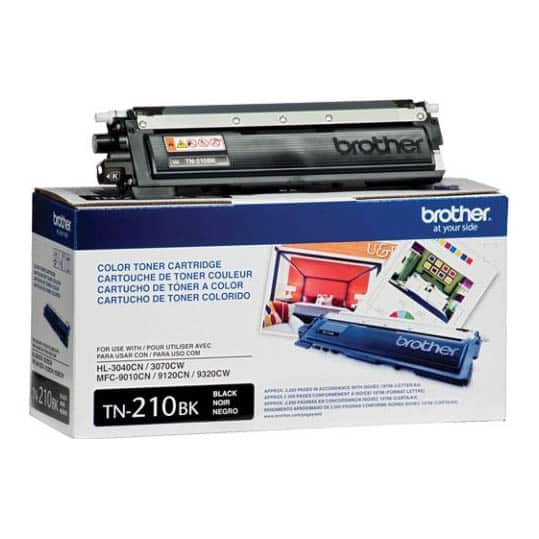 Toner  Brother Tn210bk Negro 2,200 Pag P/hl3040cn/3070cw Mfc9010cn/9120