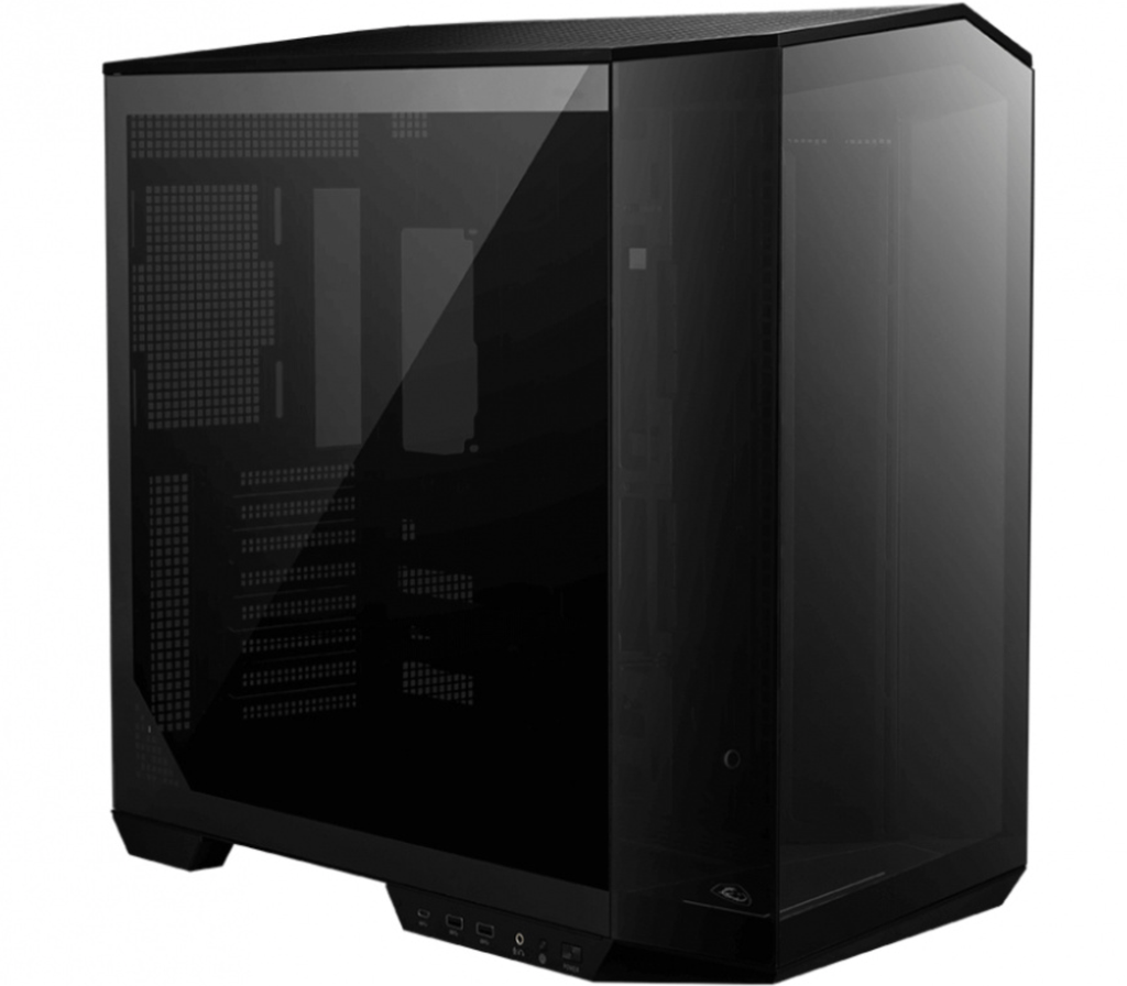 GABINETE GAMING MSI PANO 100L PZ / MEDIA TORRE / ATX/MICRO ATX/MINI ITX/ NEGRO/ SIN FUENTE/PC/GAMER