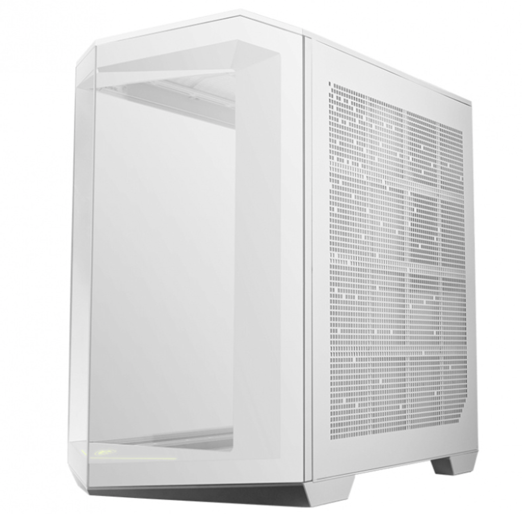 GABINETE GAMING MSI PANO 100L PZ WHITE/ MEDIA TORRE / ATX/MICRO ATX/MINI ITX/ BLANCO/ SIN FUENTE/PC/GAMER