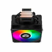 DISIPADOR DE AIRE BALAM RUSH NITROX NX50 / RODAMIENTO HIDRAULICO / COMPATIBLE INTEL - AMD / ILUMINACION FRGB / 4 PINES / 4 PIPAS / 120 MM / FLUJO DE AIRE 55 CFM / NEGRO / BR-937405