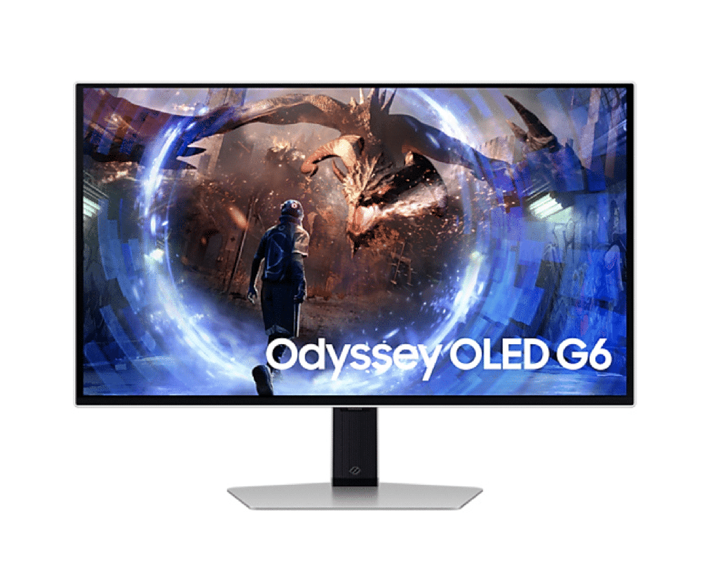 MONITOR LED SAMSUNG 27 PULGADAS QHD (2,560 X 1,440) FLAT ODYSSEY OLED G6, 0.03MS (GTG), 360 HZ, FREESYNC , D. PORT, HDMI, USB HUB