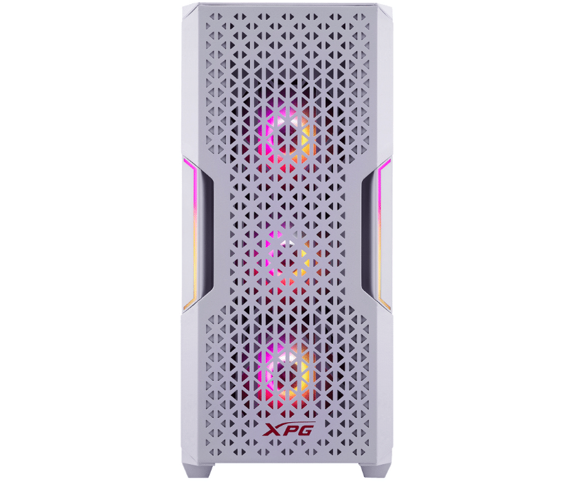 GABINETE XPG STARKERAIR MEDIA TORRE MINI ATX CRISTAL TEMPLADO ARGB BLANCO (STARKERAIR-WHCWW)