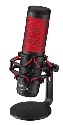MICROFONO PARA STREAMING DE CONDENSADOR HYPERX QUADCAST HX-MICQC-BK