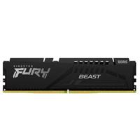 MEMORIA RAM KINGSTON DIMM DDR5 16GB 5200MT/S FURY BEAST BLACK EXPO CL36 288PIN 1.25V C/DISIPADOR DE CALOR P/PC/GAMER/ALTO RENDIMIENTO (KF552C36BBE-16)