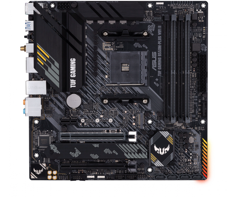 MB ASUS B550 AMD S-AM4 5A GEN /4X DDR4 2666 /HDMI /DP /5X USB 3.2 /WIFI 6 /BLUETOOTH /MICRO ATX /GAMA MEDIA /GAMER pue