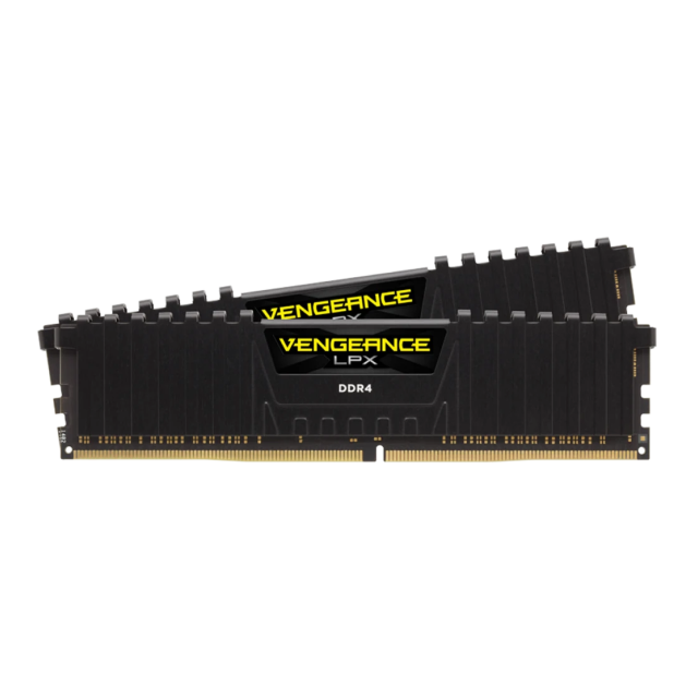 MEMORIA RAM CORSAIR  DDR4  VENGEANCE LPX DIMM  32GB (2 X 16GB) 3200 MHZ C16  BLACK