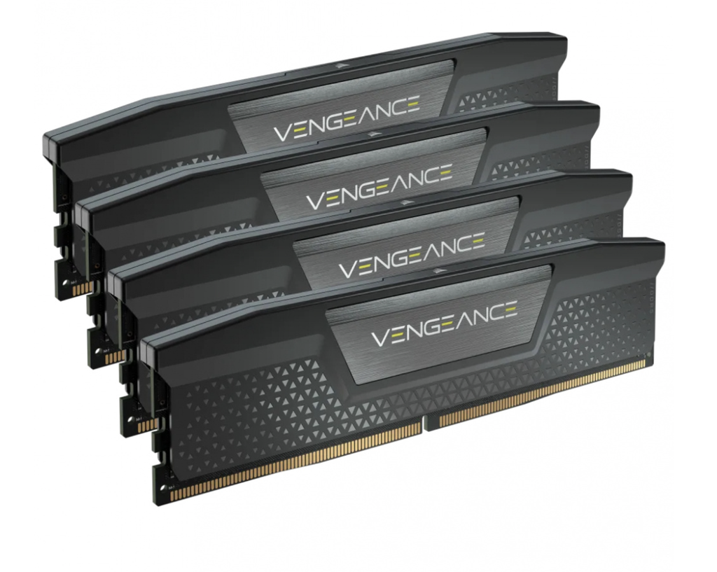 MEMORIA RAM CORSAIR  DDR5 VENGEANCE  96GB (4 X 24GB)6400MT/S CL32  BLACK (CMK96GX5M4B6400C32)
