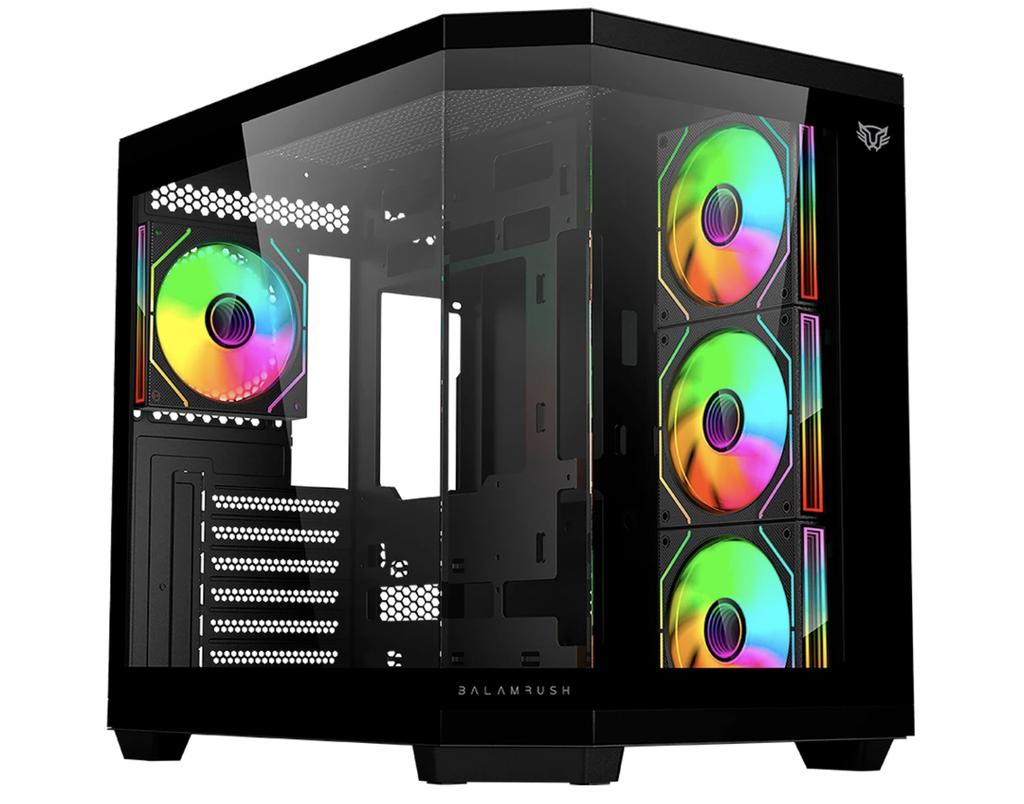 GABINETE GAMER BALAM RUSH TANK MASTER 9600TB / MEDIA TORRE / ATX - MICRO ATX - ITX / PANELES
