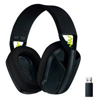 AUDIFONOS GAMING TIPO DIADEMA LOGITECH G435 LIGHTSPEED BLACK INALAMBRICO RECARGABLE 18HRS USB 1MS