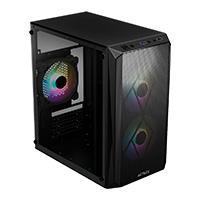 GABINETE ACTECK DOOM GI630 / MICRO TORRE / MICRO ATX, MINI ITX / FUENTE 500W / VENTILADOR RGB /