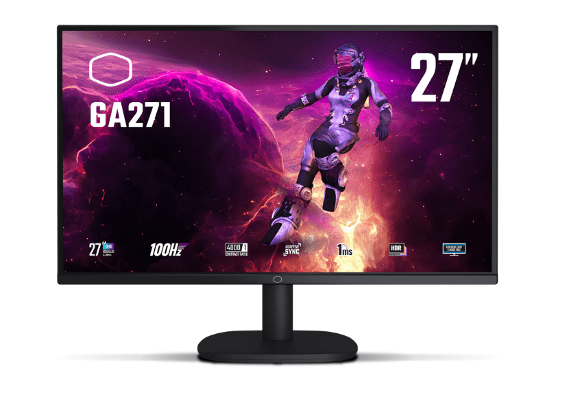 Monitor Cooler Master GA271 LCD 27", 2560x1440 Quad HD, G-Sync/FreeSync, 100Hz, HDMI/DisplayPort, Negro