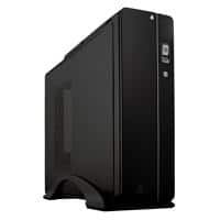Gabinete                               Acteck Slim Bern Td-510 Micro Atx 500w 24 Pin Negro Gapc-301