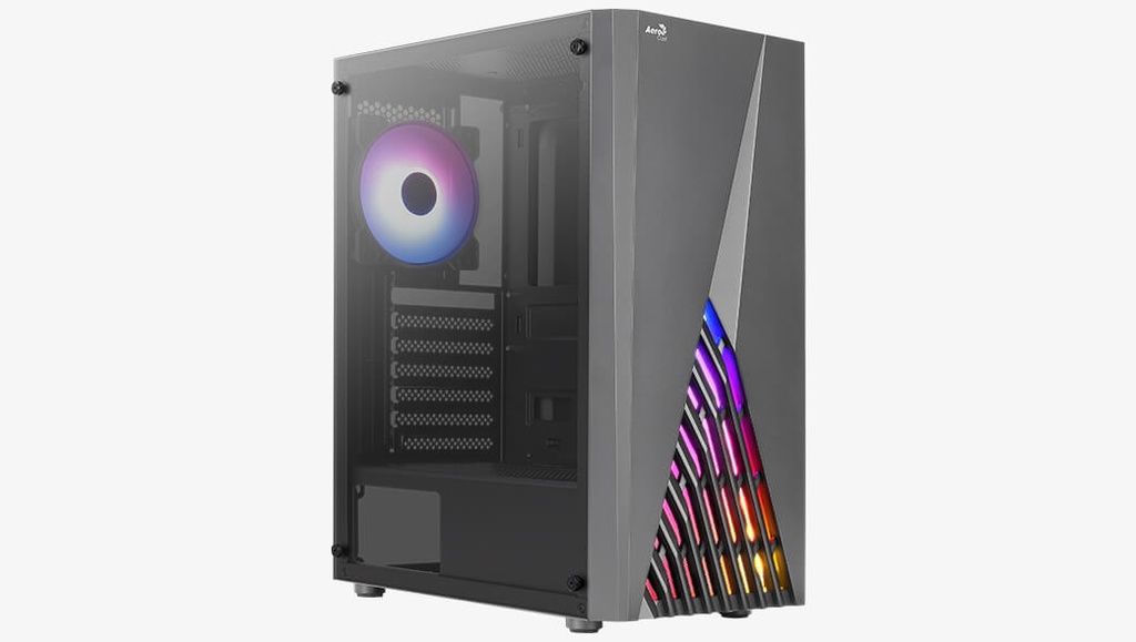 Gabinete Aerocool Delta G V2 Negro, Rgb, Atx