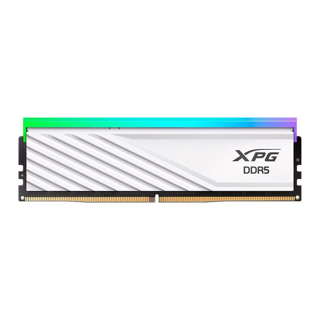 XPG ADATA RAM LANCER BLANDE UDIMM DDR5 16GB CL48 6000MHZ BLANCO RGB  AX5U6000C4816G-SLABRWH