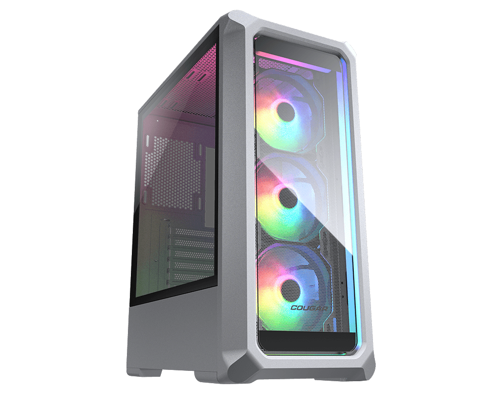 Gabinete Cougar Archon 2 Blanco Rgb Crist Temp Atx