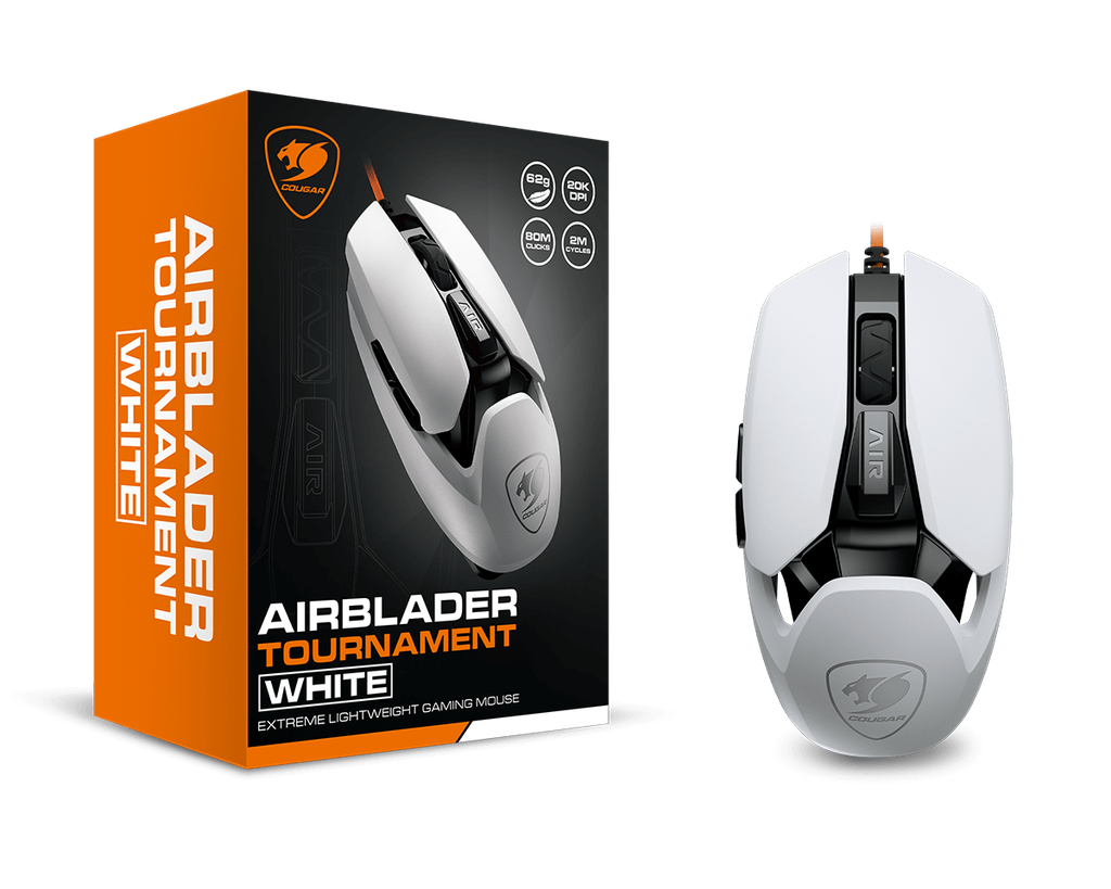 Mouse Cougar Airblader Tournament Blanco