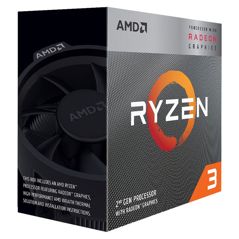 Cpu Amd Ryzen 3 3200g 4core, 4mb, 3.6ghz, Am4