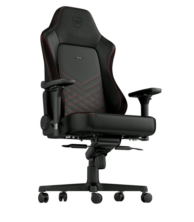 Silla Noblechairs Hero Black/red Cuero Real 150kg