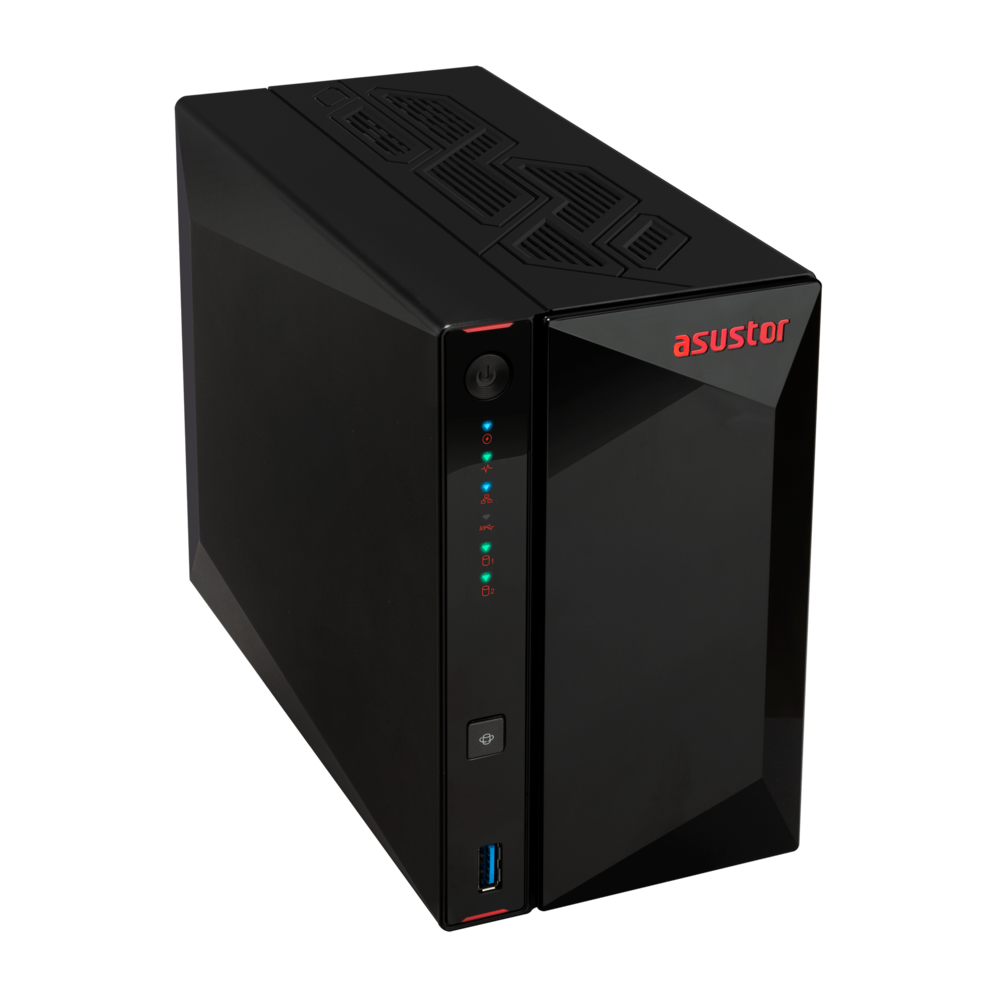 Nas Asustor Nimbustor 2 G2 As5402t 2xsata3 3.5"/2.5"4xm.2nvme4gbddr4quadcore 2g Hz,2x2.5gb Ethernet