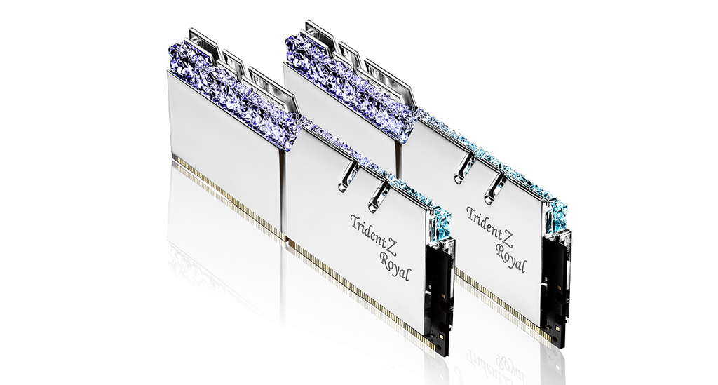 Mem Ddr4 Gskill Trident Z Royal 2x8gb 4000mhz Plata Cl18