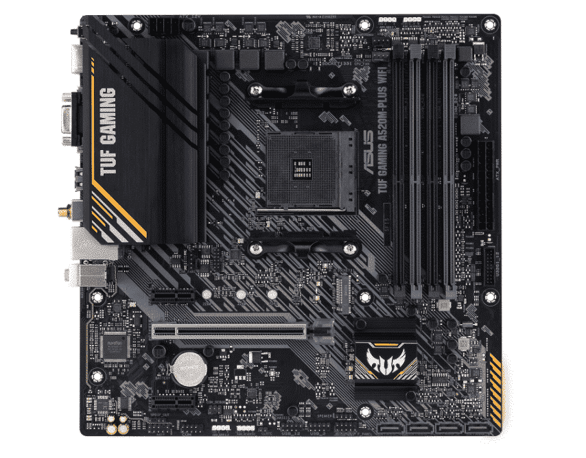 TARJETA MADRE ASUS TUF GAMING A520M-PLUS WIFI RYZEN AM4 DDR4/M.2