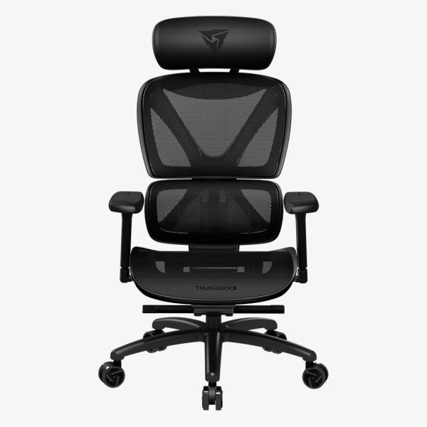 Silla Thunder X3 Xtc Mesh Malla Transpirable Cuero Polietileno 150kg Black