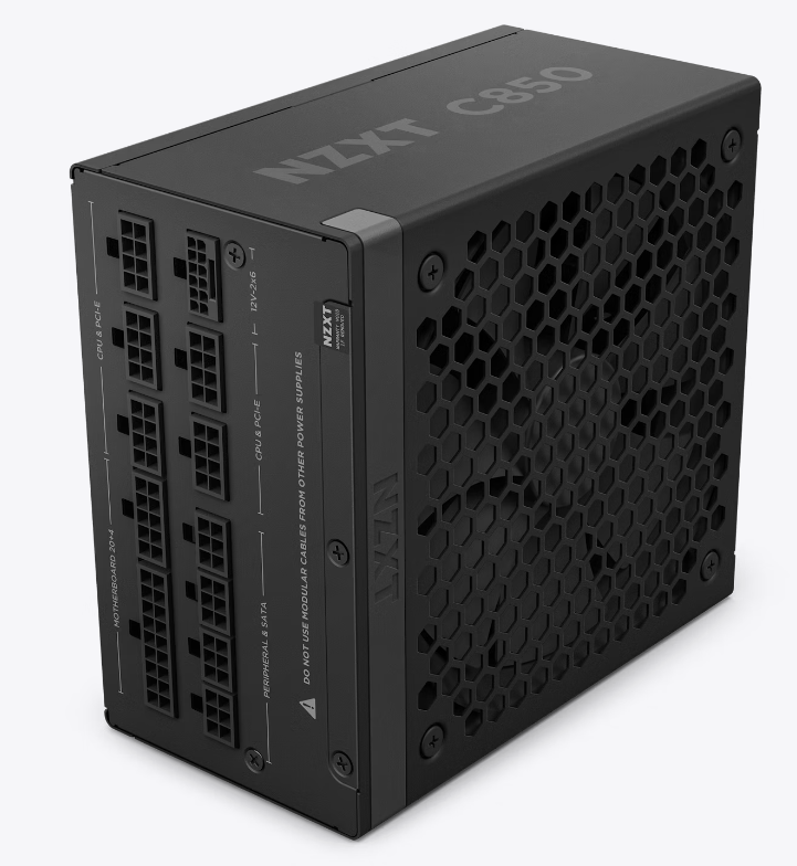 Fuente de Poder Nzxt 850w C850 80 Plus Gold Negro Atx 3.1