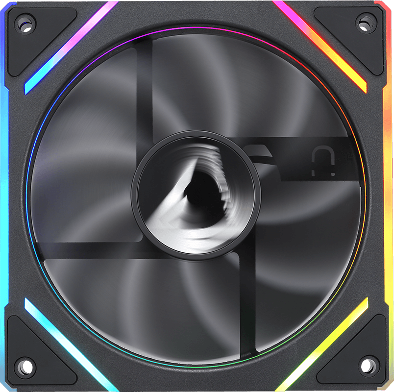 Ventilador Formula Floe Plus 12bk Black 120mm Argb