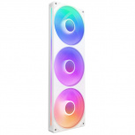 Unidad De Ventilador Monocasco Nzxt F360 Rgb Core Blanco/360mm Con 3 Ventiladores Rgb De 120mm /
