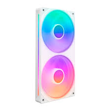 Unidad De Ventilador Monocasco Nzxt F280 Rgb Core /blanco/ 280mm Con 2 Ventiladores Rgb De 140mm /