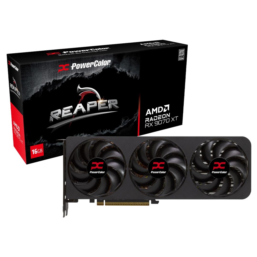 Tarjeta de Video Power Color Reaper Amd Radeon Rx 9070 Xt 16gb Gddr6