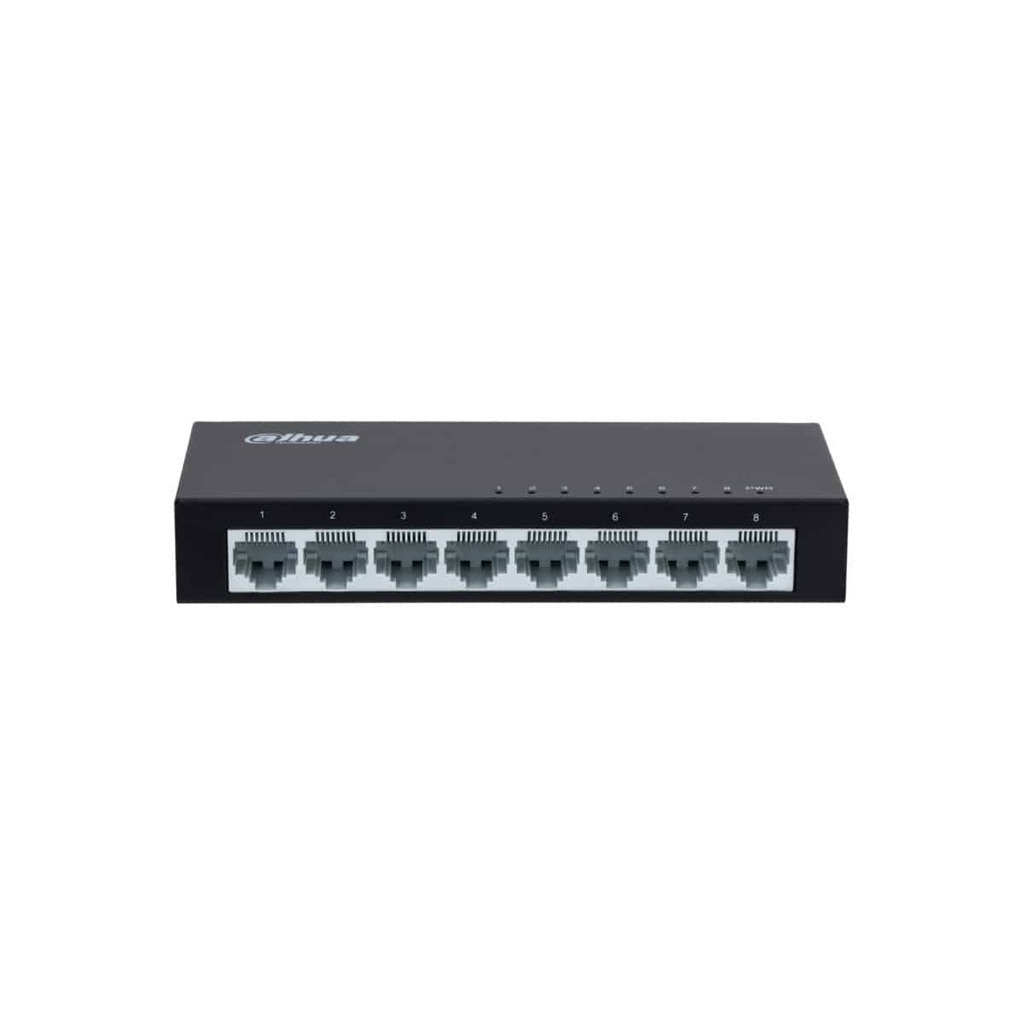 Switch Ethernet No Administrado De 8ptos 10/100 (dh-pfs3008-8et)