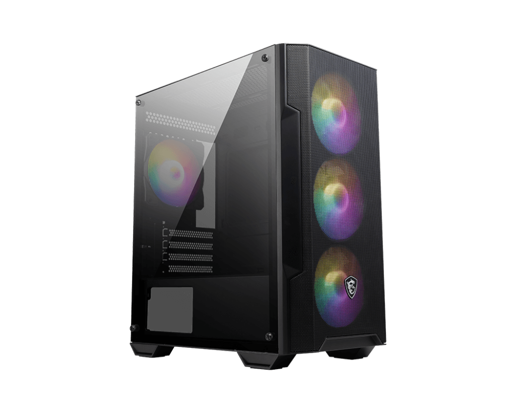 Gab Msi Mag Forge M100a Atx Cristal Tem 2 Usb A, 1 Usb C, Black