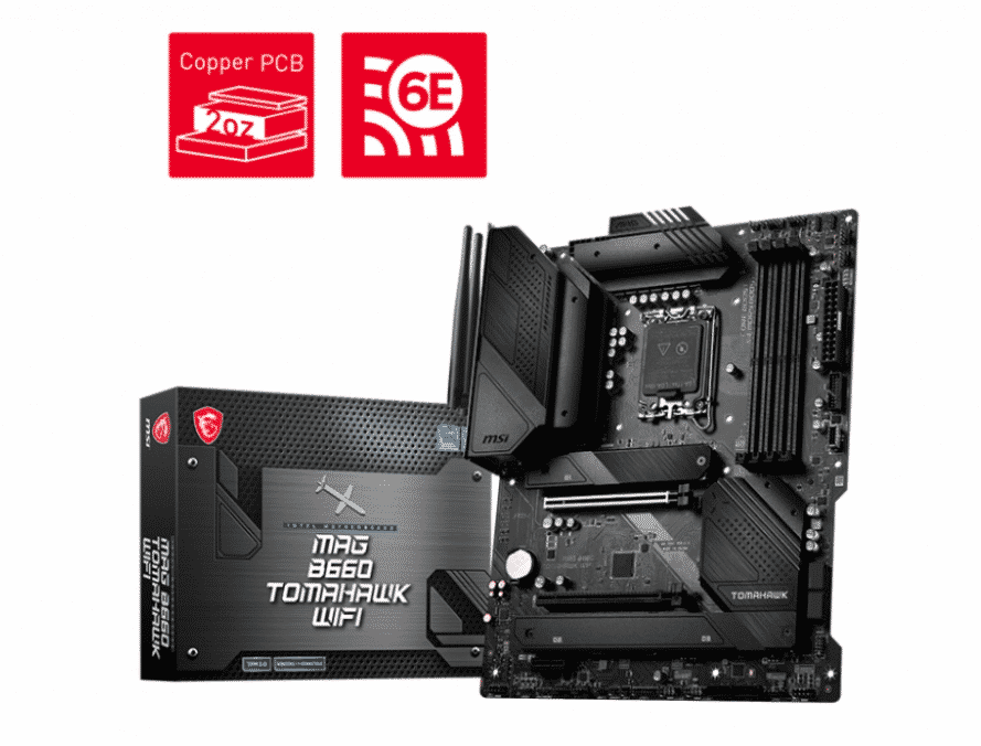 Tarjeta Madre MSI ATX MAG B660 TOMAHAWK WIFI Socket 1700 Intel B660 128GB DDR5