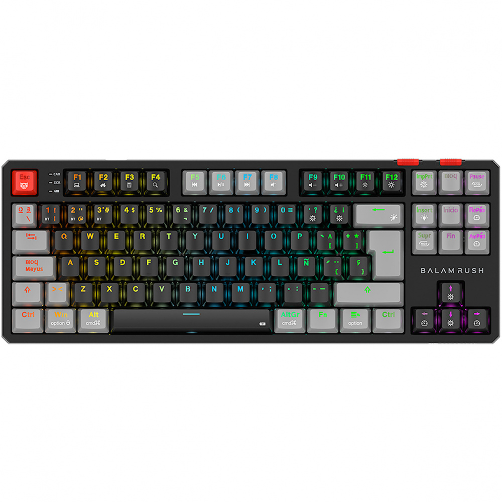 Teclado Gamer Balam Rush Level Pro Gk990 / Inalambrico Dual / Usb C - Dongle Usb - Bt 5.0 / 5