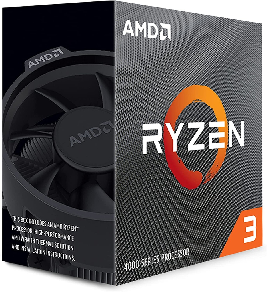 Procesador Amd Ryzen 3 4100 4core, 4mb,  3.8ghz, Am4
