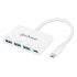 Hub Usb C Manhattan 1 Usb C Pd 100w + 3 Usb V3 (168434)