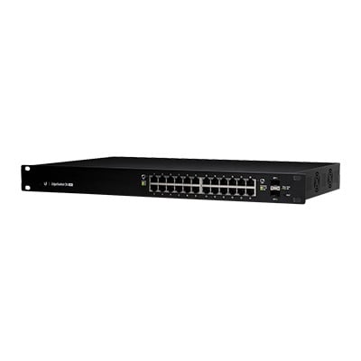 Switch Edgemax Administrable De 24 Puertos Gigabit Con Poe+/poe Pasivo 24v + 2 Puertos Sfp, 250 W
