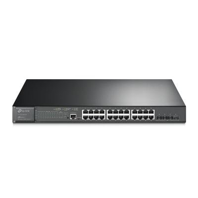 Switch L2+ Omada Poe+ / 24 Puertos Poe+ 10/100/1000 Mbps / 4 Puertos Sfp+ 10g / 2 Puertos Consola (rj45 Y Microusb) / Administración Centralizada Omada O Stand-alone / Multicast Igmp / Presupuesto Poe 384w / Montaje En Rack / (sg3428xmp)